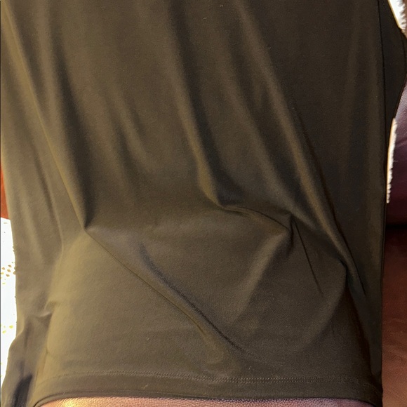 DKNY Black Smocked Blouse with snap buttons NWT- Size Large - Picture 5 of 5